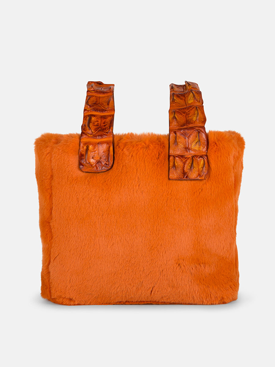 IOLE - Eco Fur Orange – Maria Luisa Craia