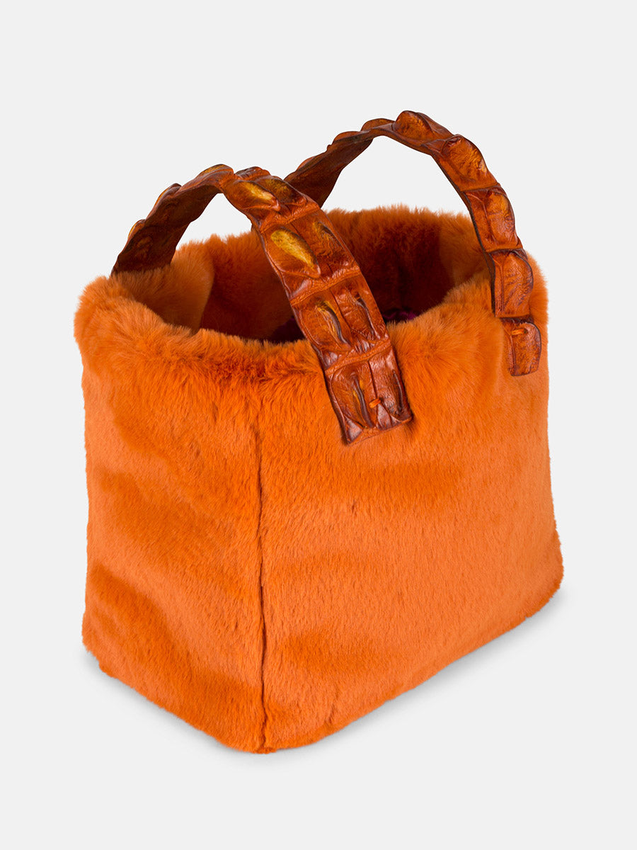 IOLE - Eco Fur Orange – Maria Luisa Craia
