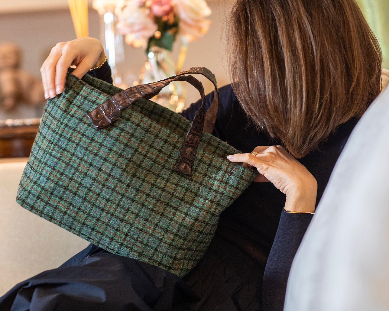 ADA RIV - Wool Green
