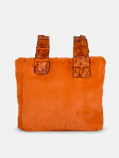 IOLE - Eco Fur Orange – Maria Luisa Craia