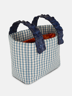 IOLE -VICHY MARINE - CROCO COBALT