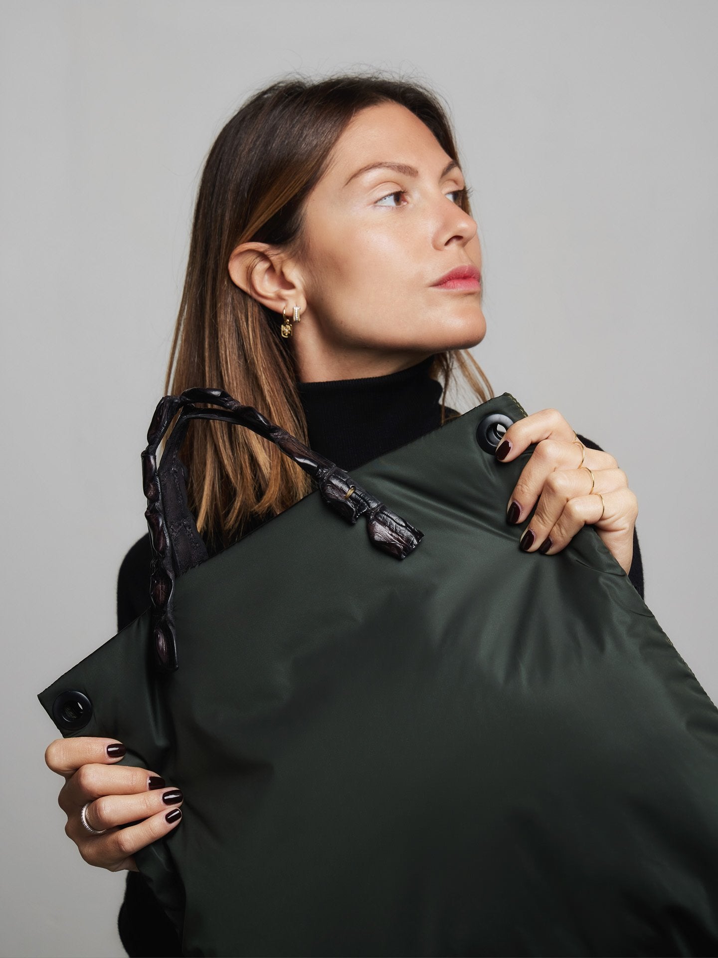 MARTINA - Forest green  & Coffe