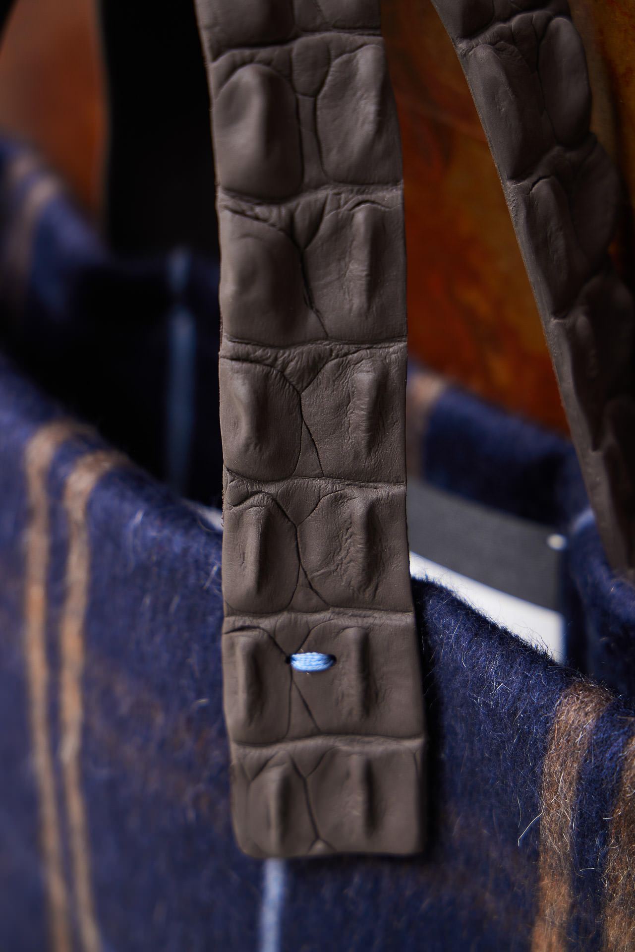 MARTINA - Eco Fabric Blue & Brown