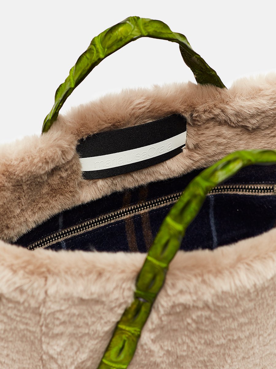 ADA - Eco Fur Beige