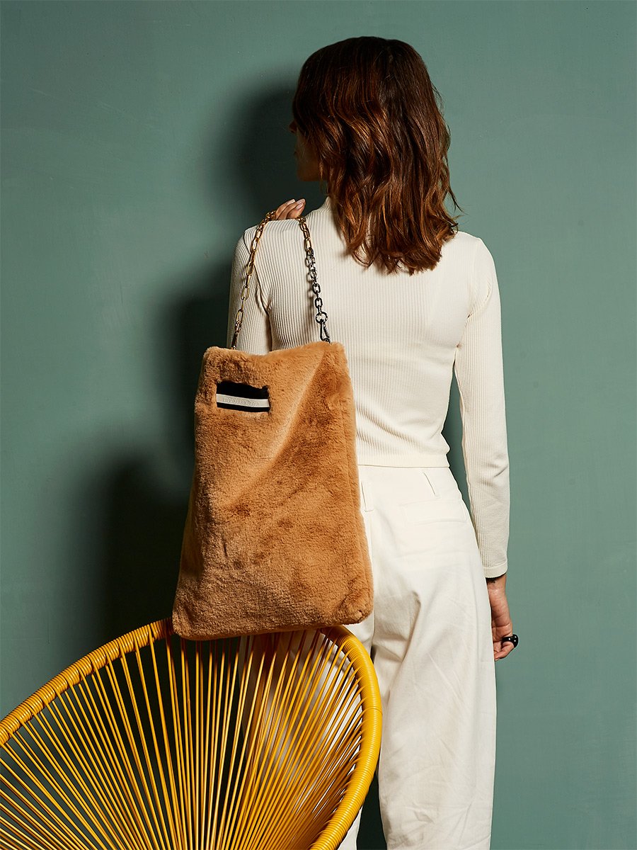VIOLETTA - Eco Fur Camel